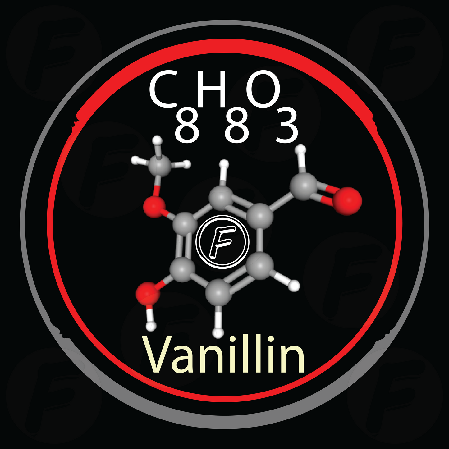 Vanillin Multi usage Flavoring Concentrate (C8H8O3) by Flavela Flavors